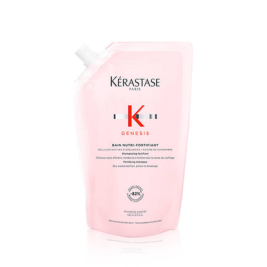 Genesis Bain Nutri-Fortifiant Shampoo Refill Pouch for Dry, Weakened Hair 500ml